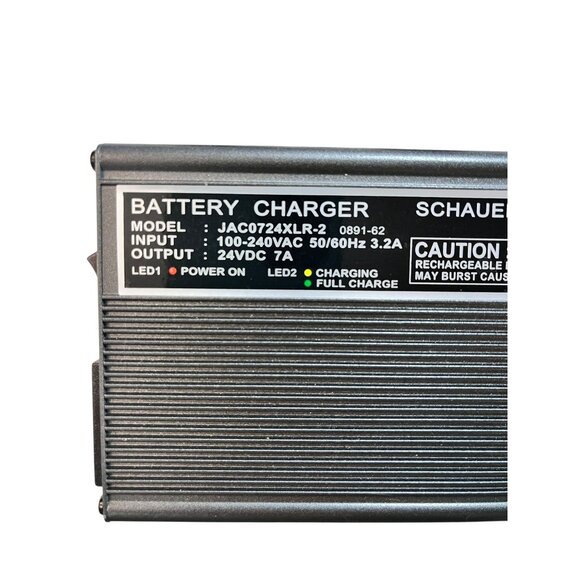 Schauer Wheelchair Battery Charger JAC0724XL-2 24VDC Output 7AMP Input 50/60Hz - Picture 2 of 5